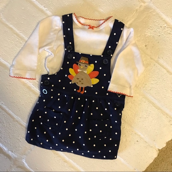Baby Girl Thanksgiving Dress • 3 months